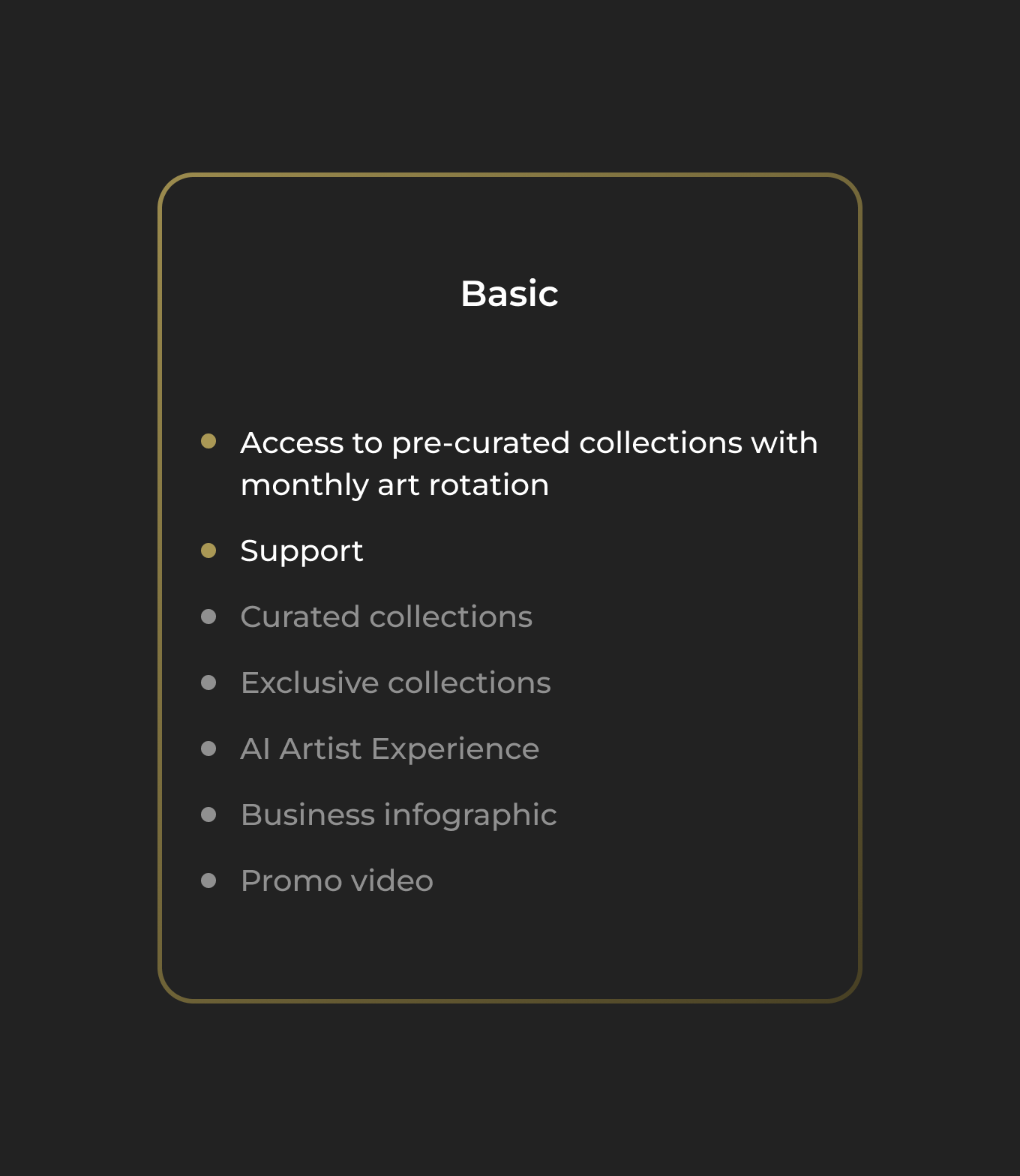 Basic Subscription